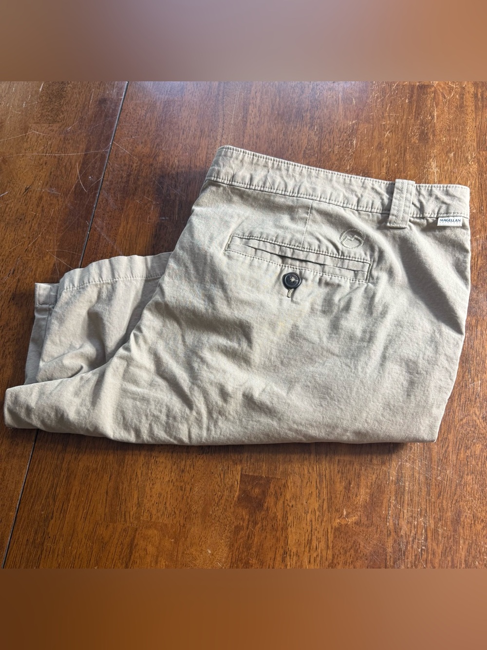 Magellan Outdoors Men's Khaki Chino Pants - Light Khaki
